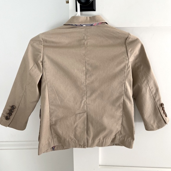 Polo by Ralph Lauren Khaki Button Up Blazer Sport Coat Toddler - Picture 4 of 9